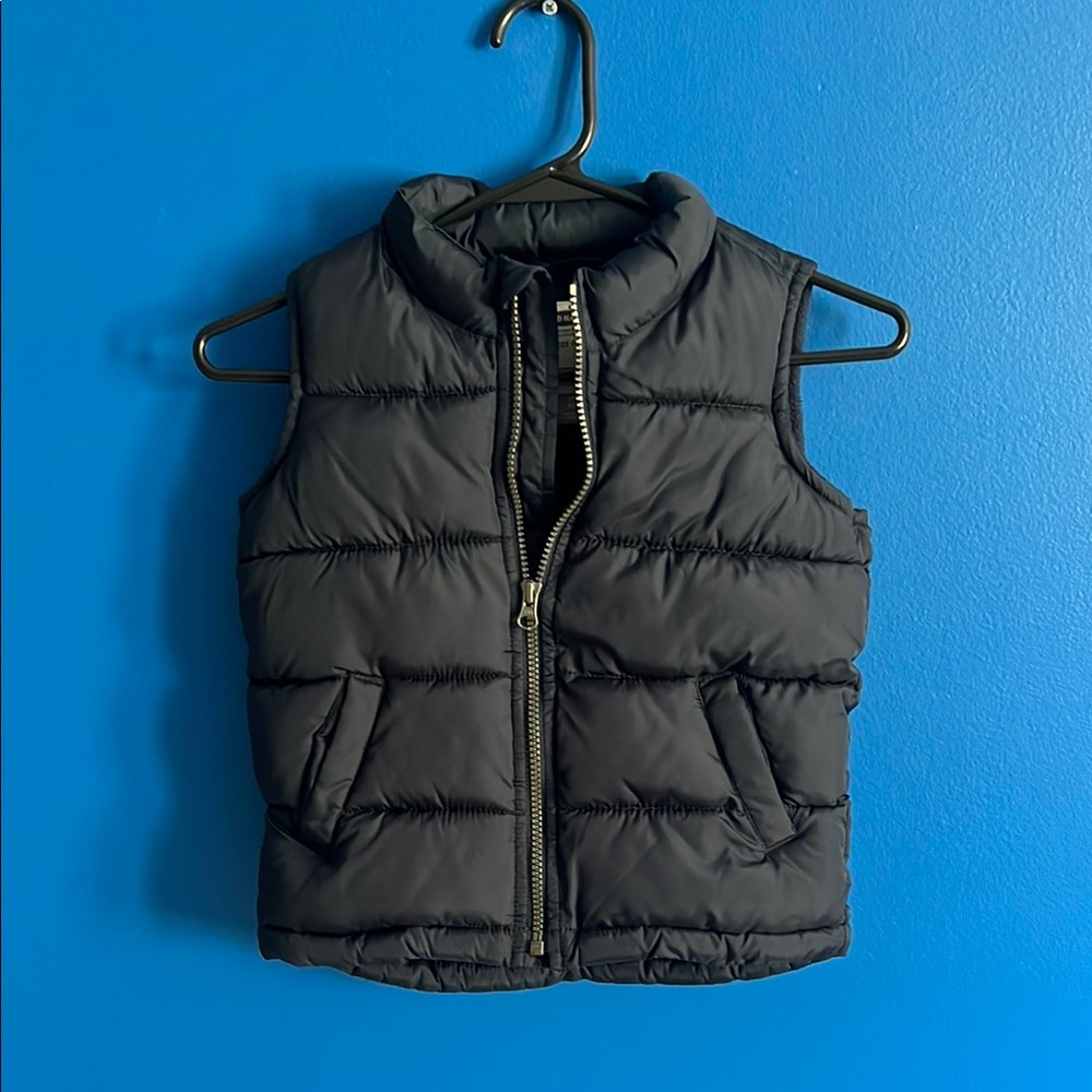 Old Navy Blue Quilted Puffer Vest